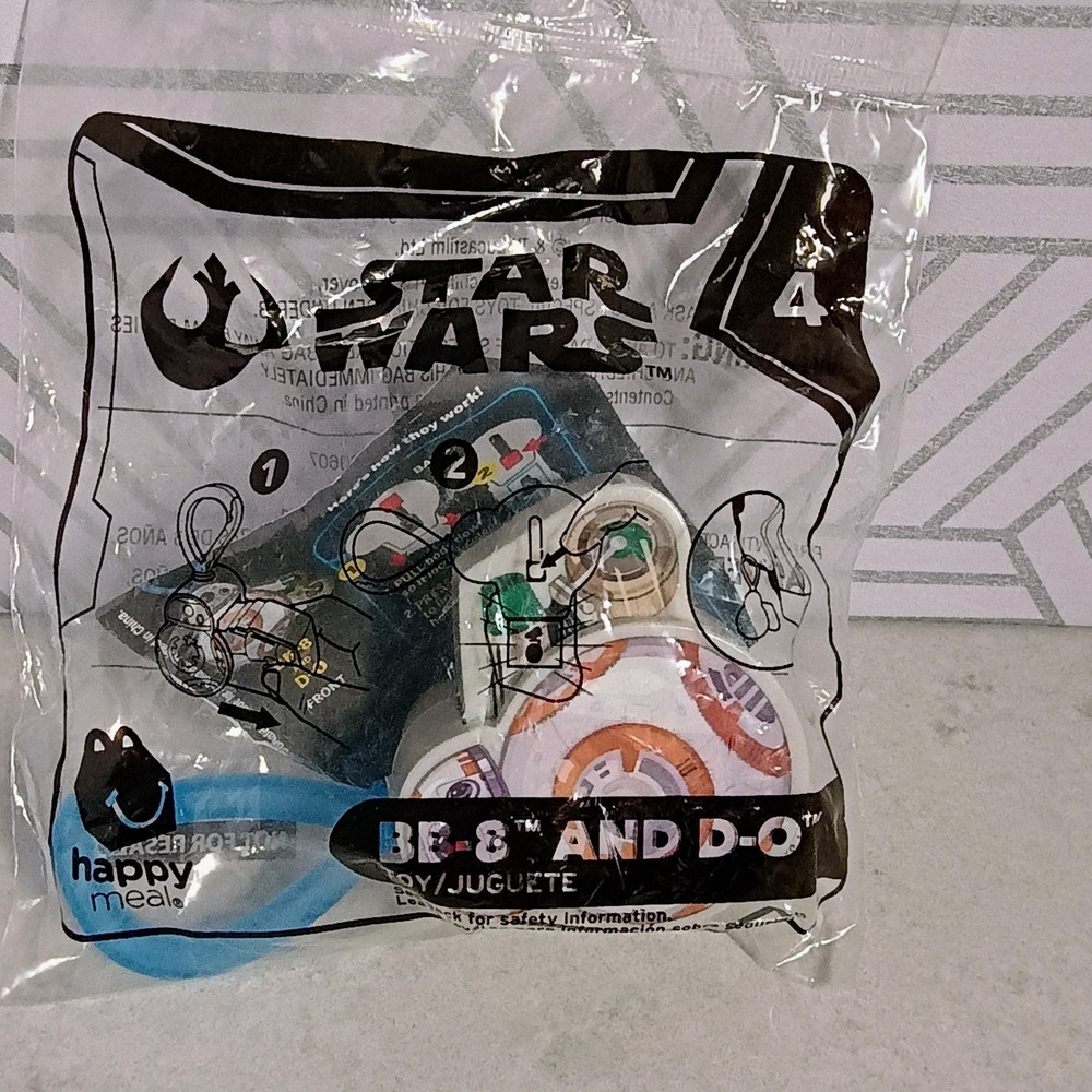McDonald's 2019 Disney STAR WARS #4 BB-8 and D-O New in package. $3 shipping